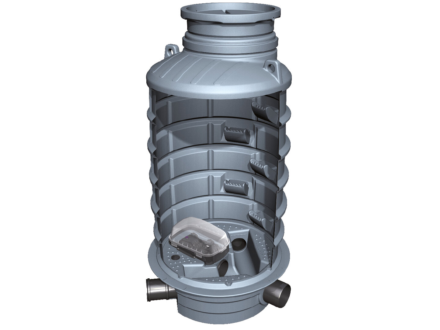 Terugstuwschacht LW 1000 met Controlfix